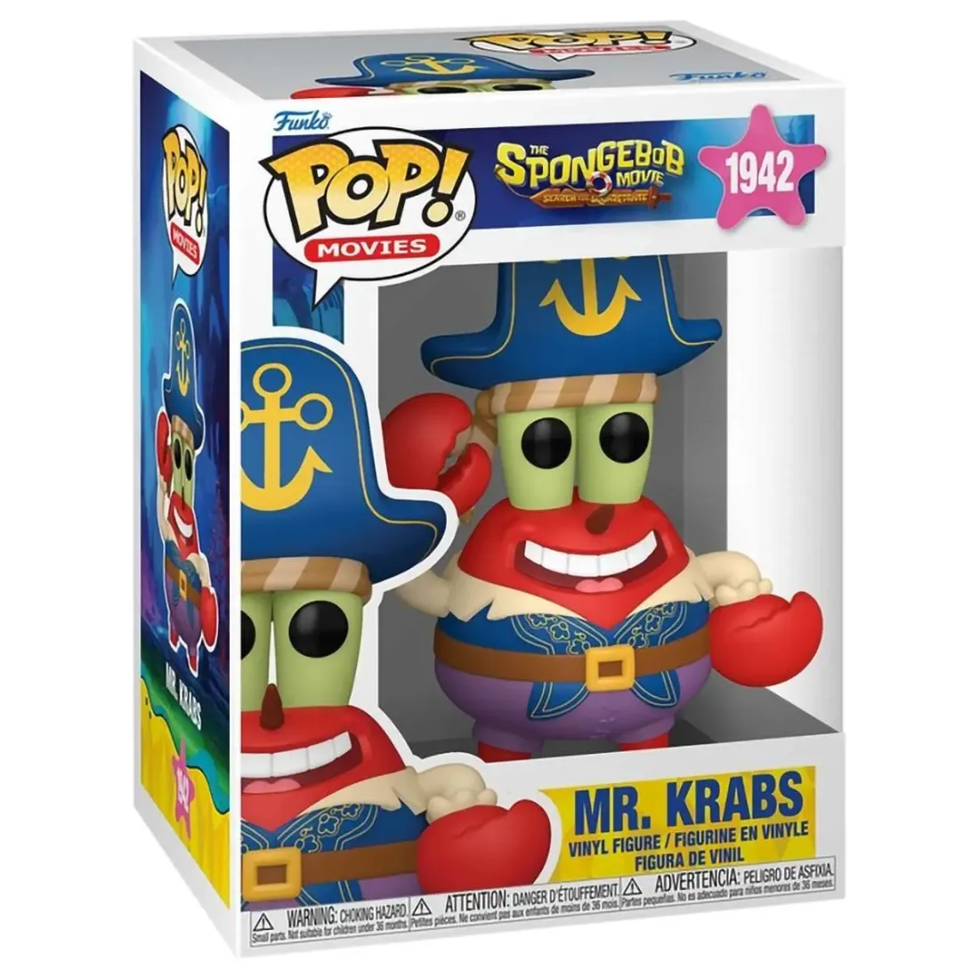 Фигурка Funko POP! Movies The SpongeBob Movie Mr. Krabs (1942) 86309