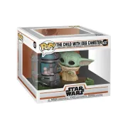 Фигурка Funko POP! Deluxe Bobble Star Wars The Mandalorian Child with Egg Canister (407) 50962