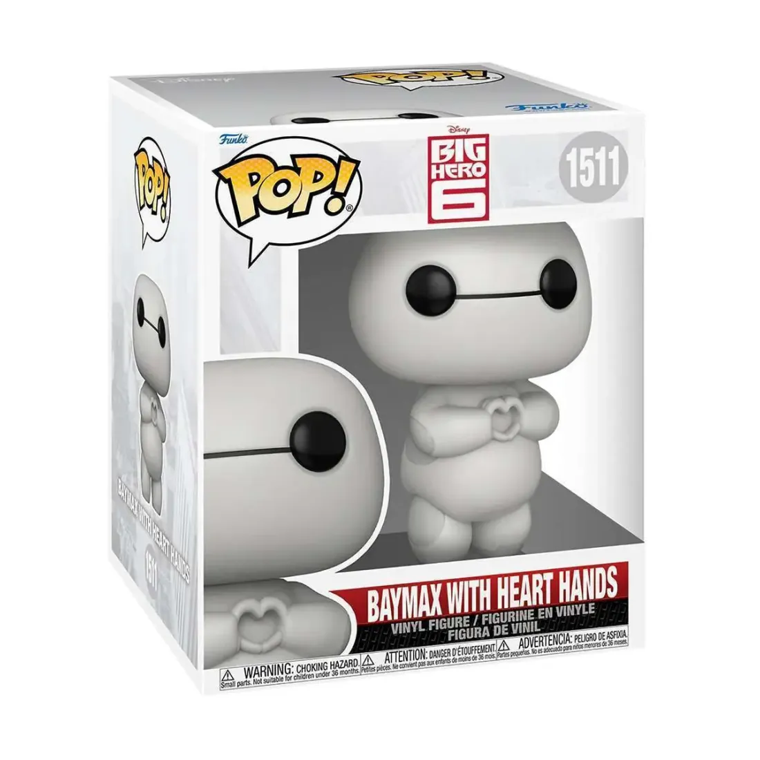 Фигурка Funko POP! Disney Big Hero 6 Baymax with Heart Hands 6" (1511) 80211