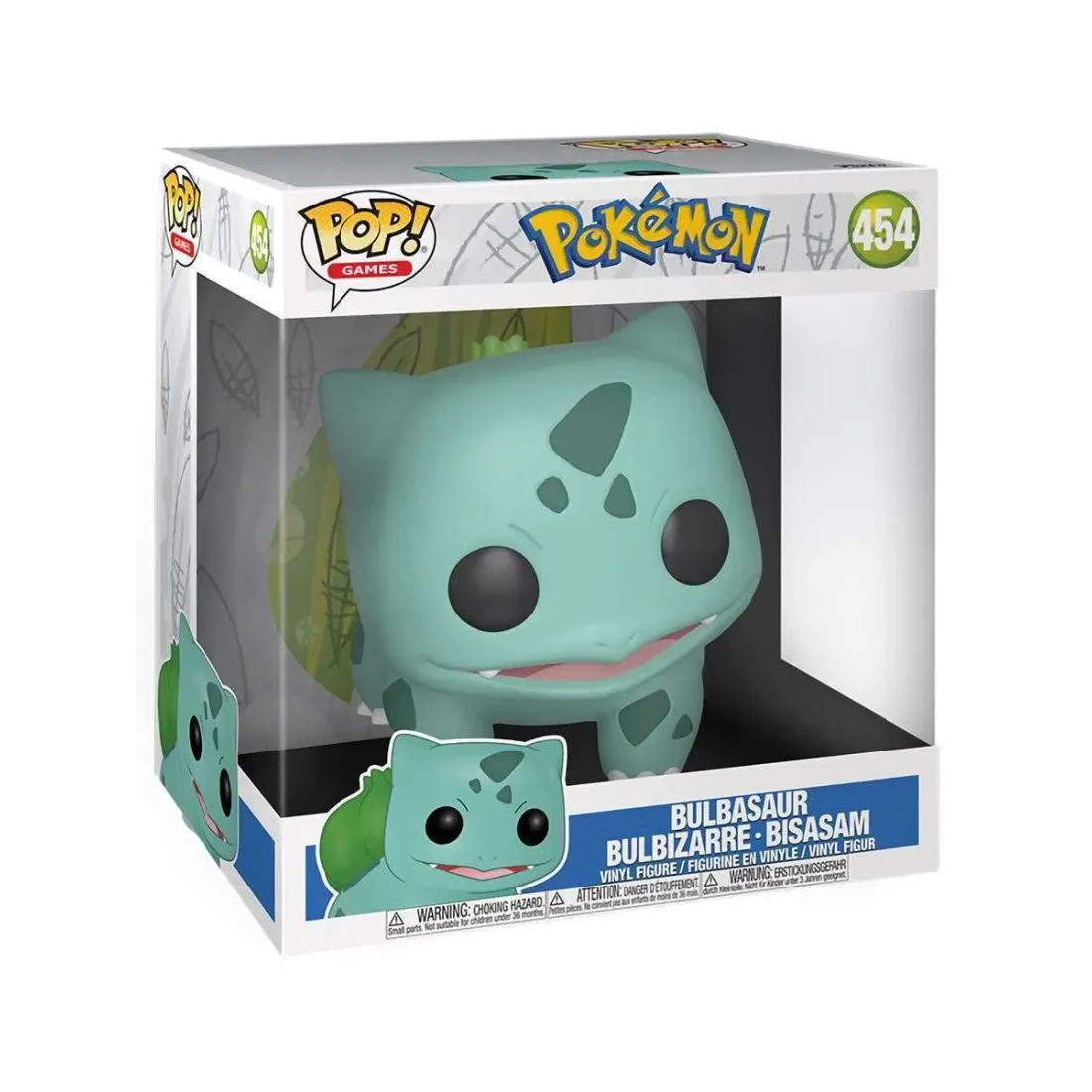 Фигурка Funko POP! Games Pokemon Bulbasaur 10" (454) 50559