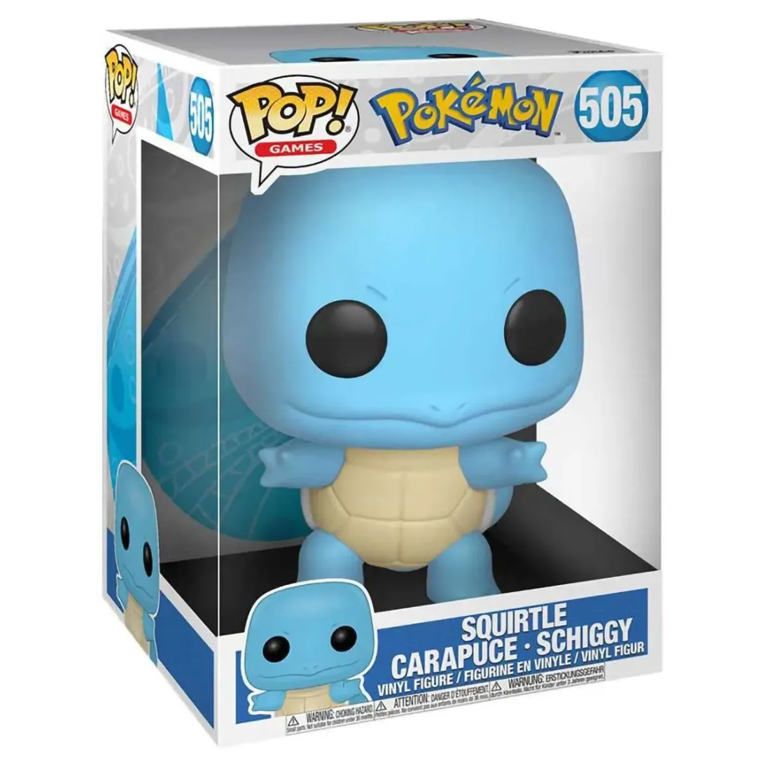Фигурка Funko POP! Games Pokemon Squirtle 10" (505) 50561