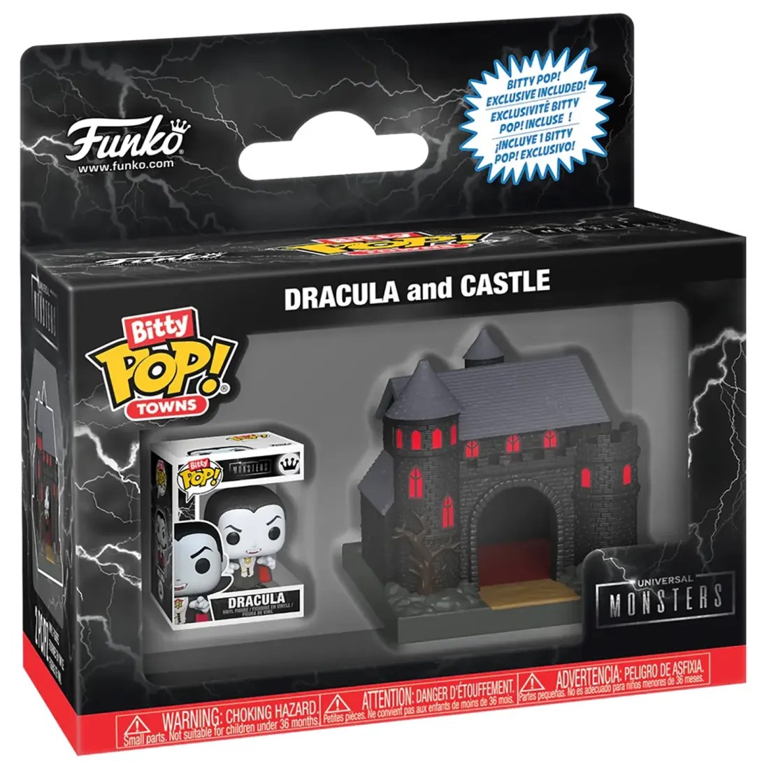 Фигурка Funko Bitty POP! Towns Universal Monsters Dracula and Castle 88814