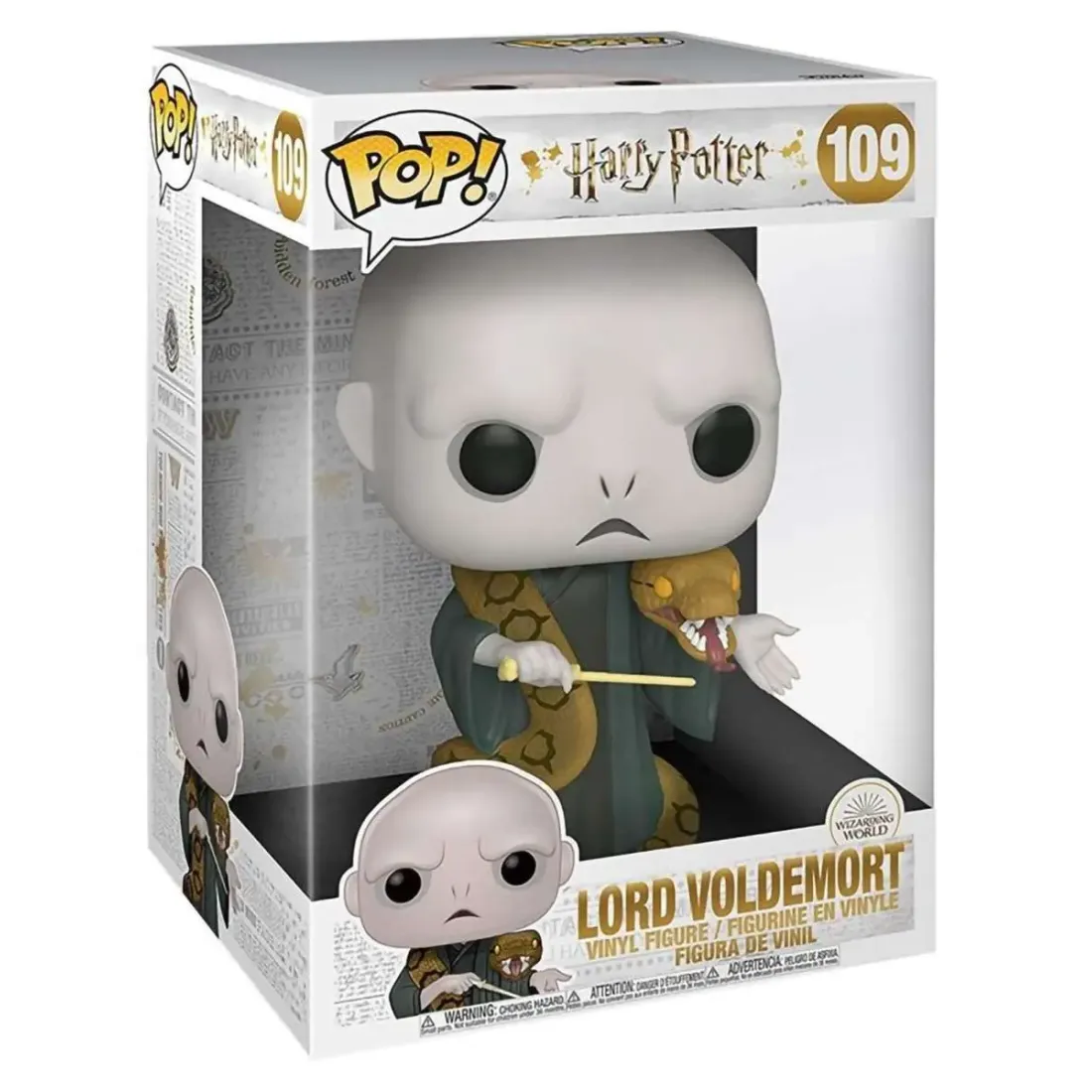Фигурка Funko POP! Harry Potter S10 Voldemort w/Nagini 10" (109) 48037