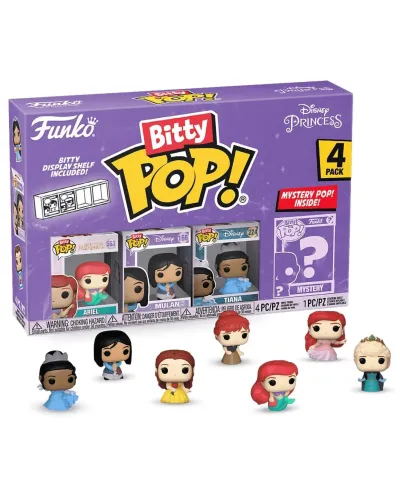 Фигурка Funko Bitty POP! Disney Princess S1 Ariel+Mulan+Teana+Mystery (1 of 4) 4PK 73027