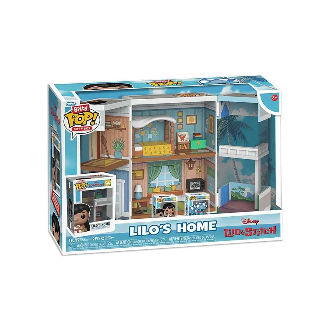 Набор Funko Bitty POP! Bitty Box Disney Lilo & Stitch Lilo\'s Home +2 Bitty POP! Lilo+Stitch 85536