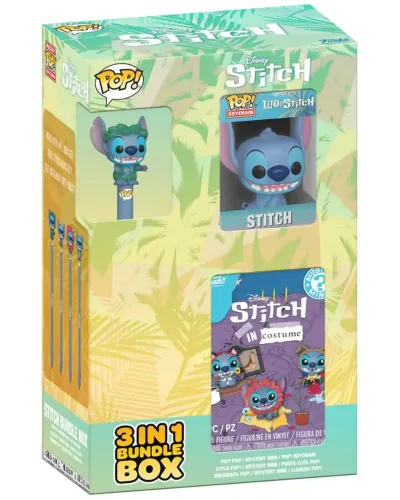 Набор Funko POP! Disney Lilo & Stitch ручка+брелок+ фигурка MM Stitch in Costume 3шт 92851