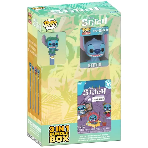 Набор Funko POP! Disney Lilo & Stitch ручка+брелок+ фигурка MM Stitch in Costume 3шт 92851