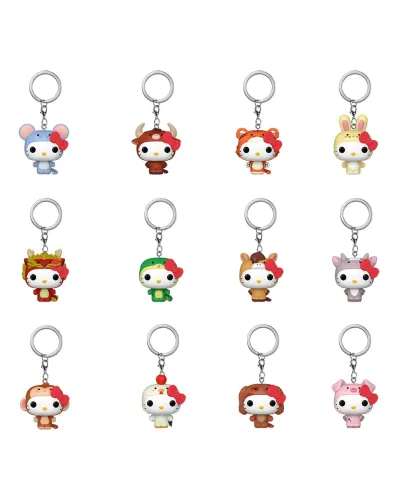 Брелок Funko Pocket POP! Hello Kitty Animals 1 штука в ассортименте (из 6) 88160