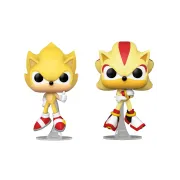Набор Funko POP! Games Sonic the Hedgehog Super Sonic & Super Shadow (FL) (Exc) 2шт 91823