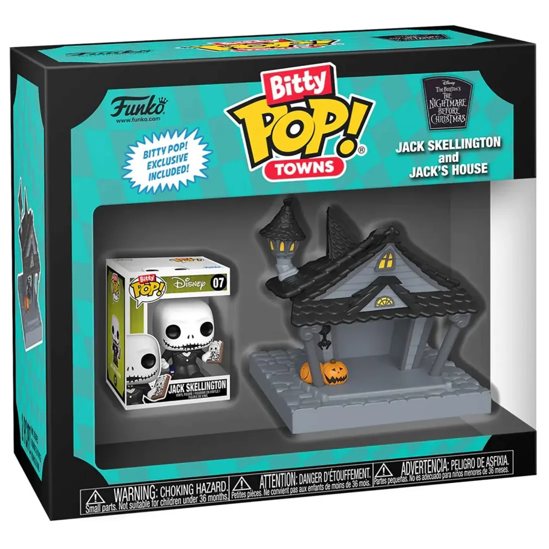 Фигурка Funko Bitty POP! Towns TNBC Jack Skellington and Jack's House 83683