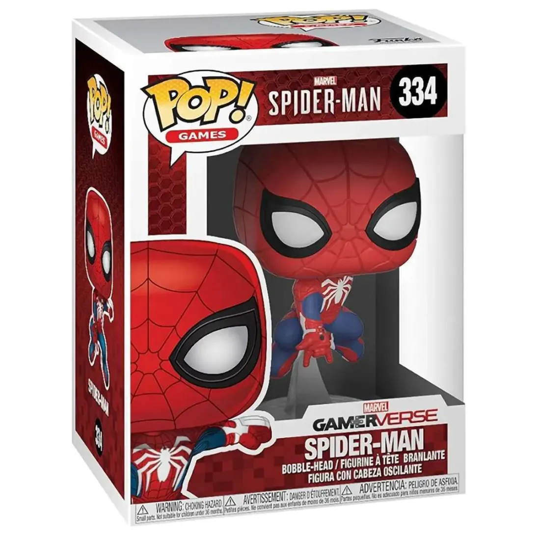 Фигурка Funko POP! Bobble Marvel Games Spider-Man 1 Spider-Man (334) 29318