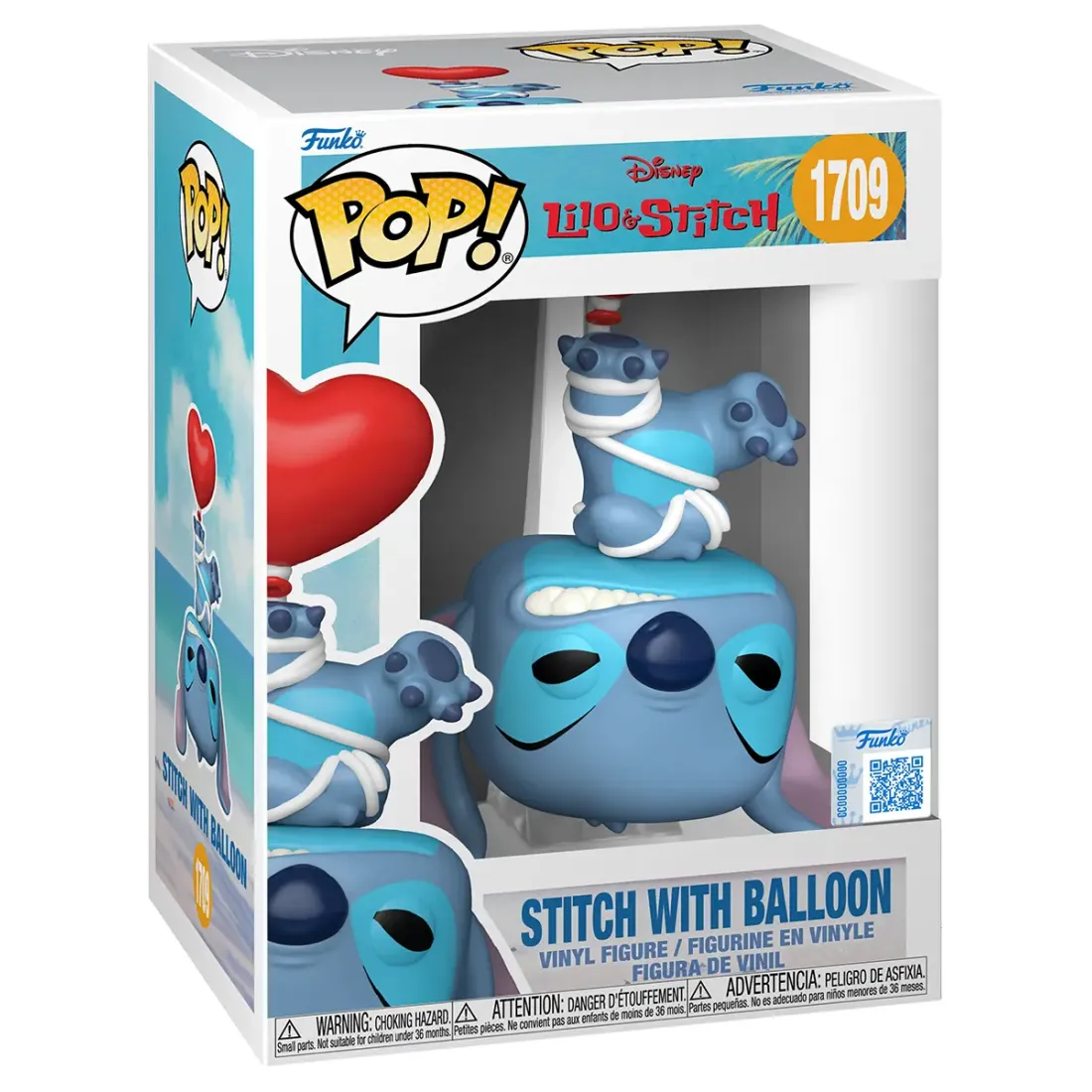 Фигурка Funko POP! Disney Lilo & Stitch Stitch with Balloon (Exc) (1709) 91785