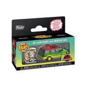 Фигурка Funko Bitty POP! Rides Jurassic Park Dr. Alan Grant and Jurassic SUV 90113