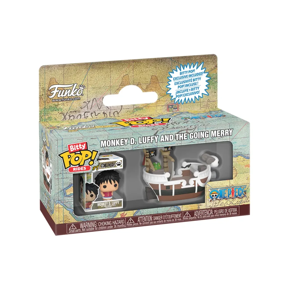 Фигурка Funko Bitty POP! Rides One Piece Monkey D. Luffy and the Going Merry​ 90112