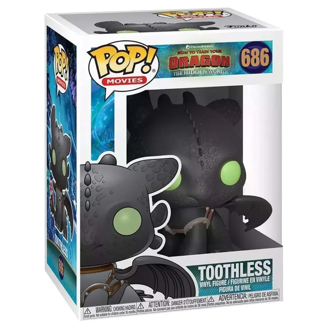 Фигурка Funko POP! Movies How to Train Your Dragon 3 Toothless (686) 36355