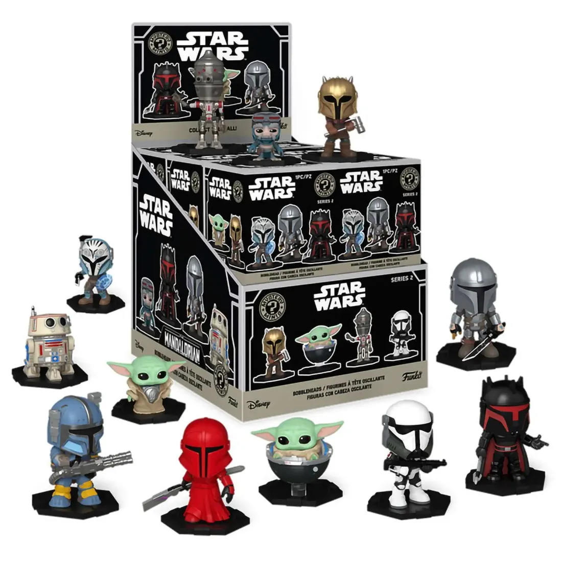 Фигурка Funko Mystery Minis Bobble Star Wars The Mandalorian S2 1 штука в ассортименте (из12) 81366