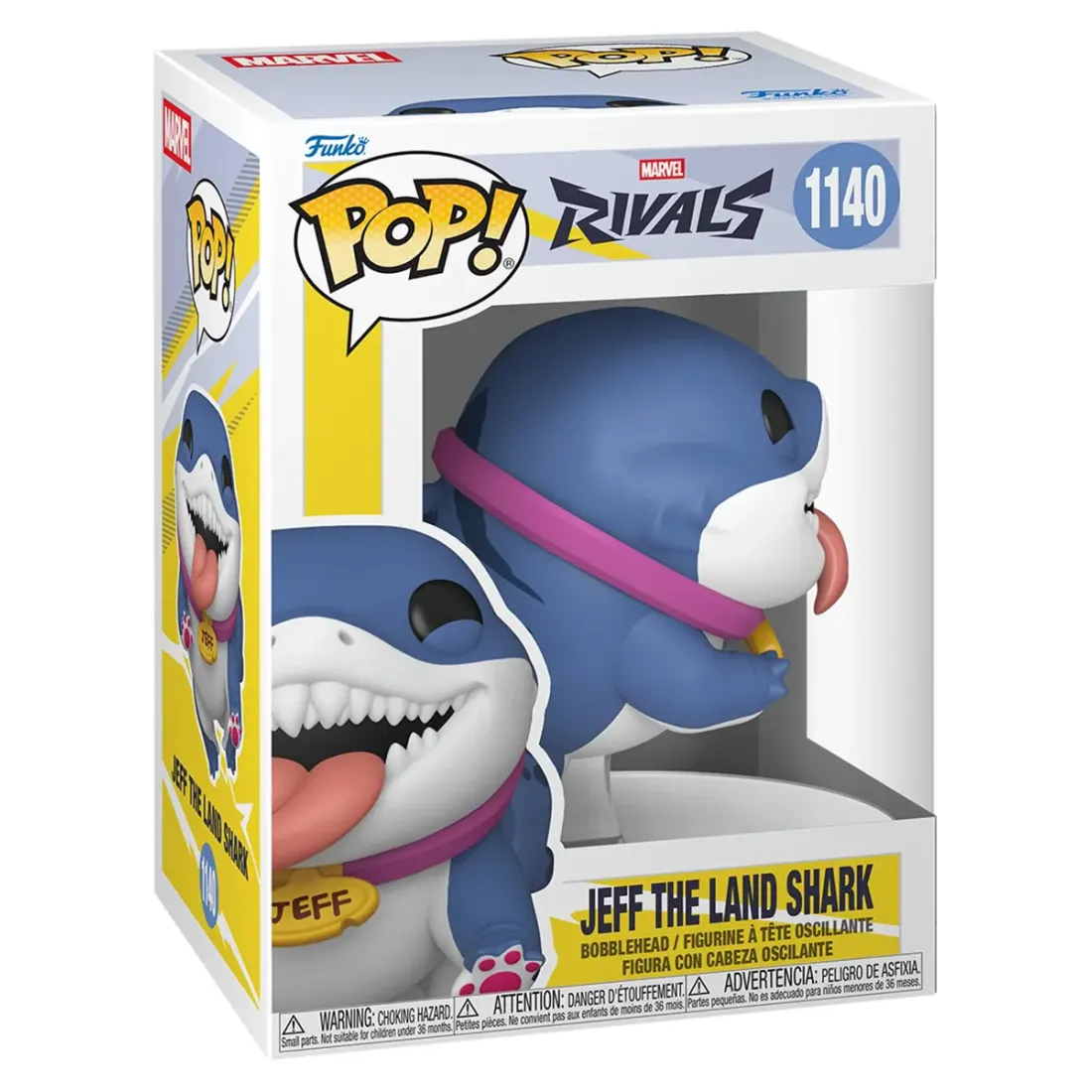 Фигурка Funko POP! Bobble Marvel Games Rivals Jeff the Land Shark (1140) 88169