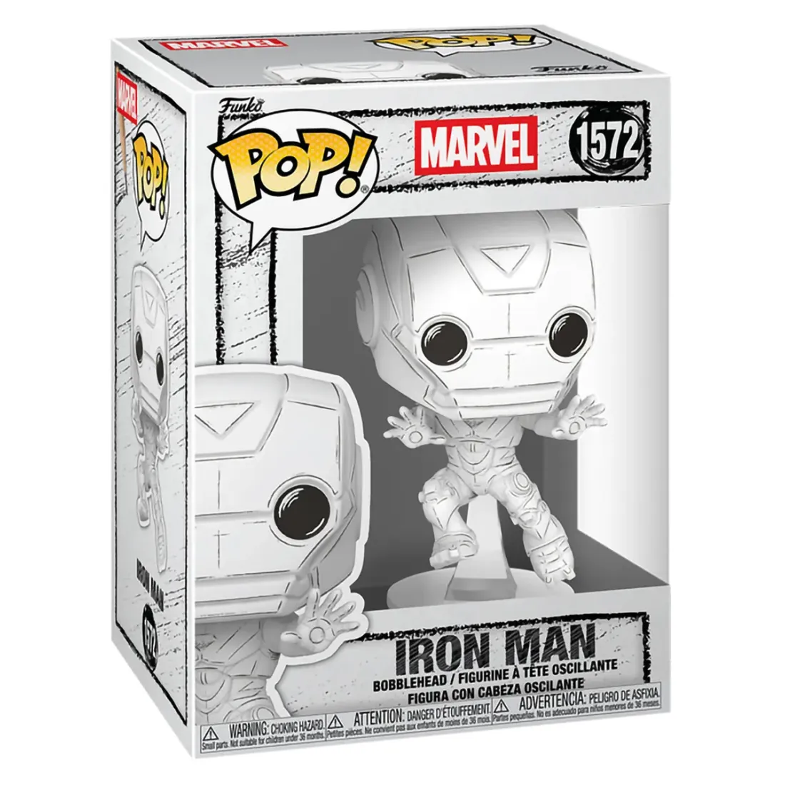 Фигурка Funko POP! Bobble Marvel Iron Man (Sketched Deco) (1572) 90298