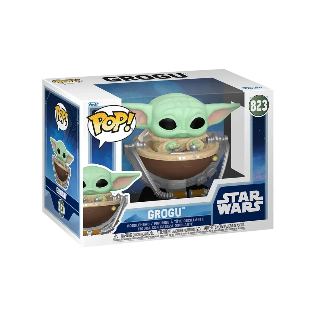 Фигурка Funko POP! Bobble Star Wars M & G Grogu in Pram (923) 90451