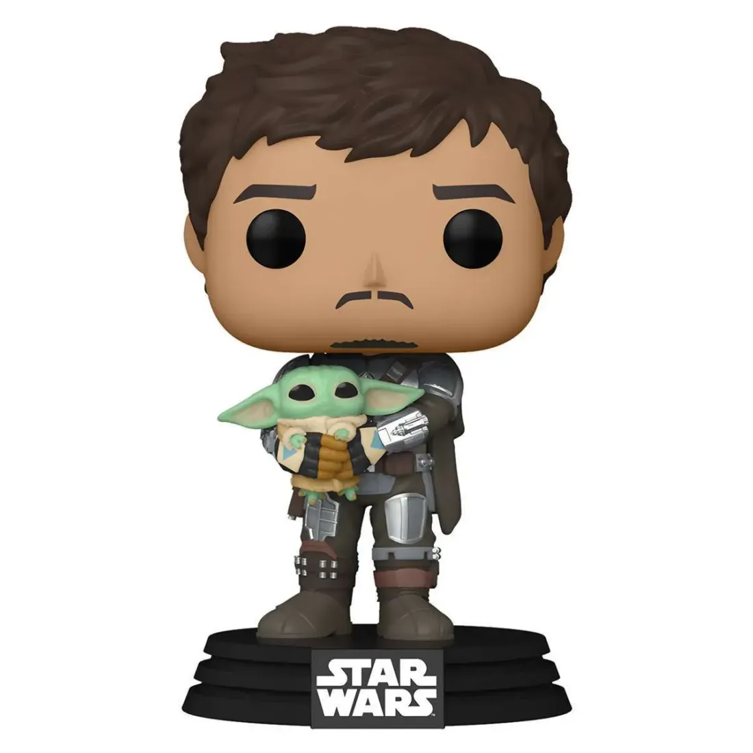 Фигурка Funko POP! Bobble Star Wars Mandalorian Mandalorian with Grogu (461) 54525