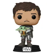 Фигурка Funko POP! Bobble Star Wars Mandalorian Mandalorian with Grogu (461) 54525