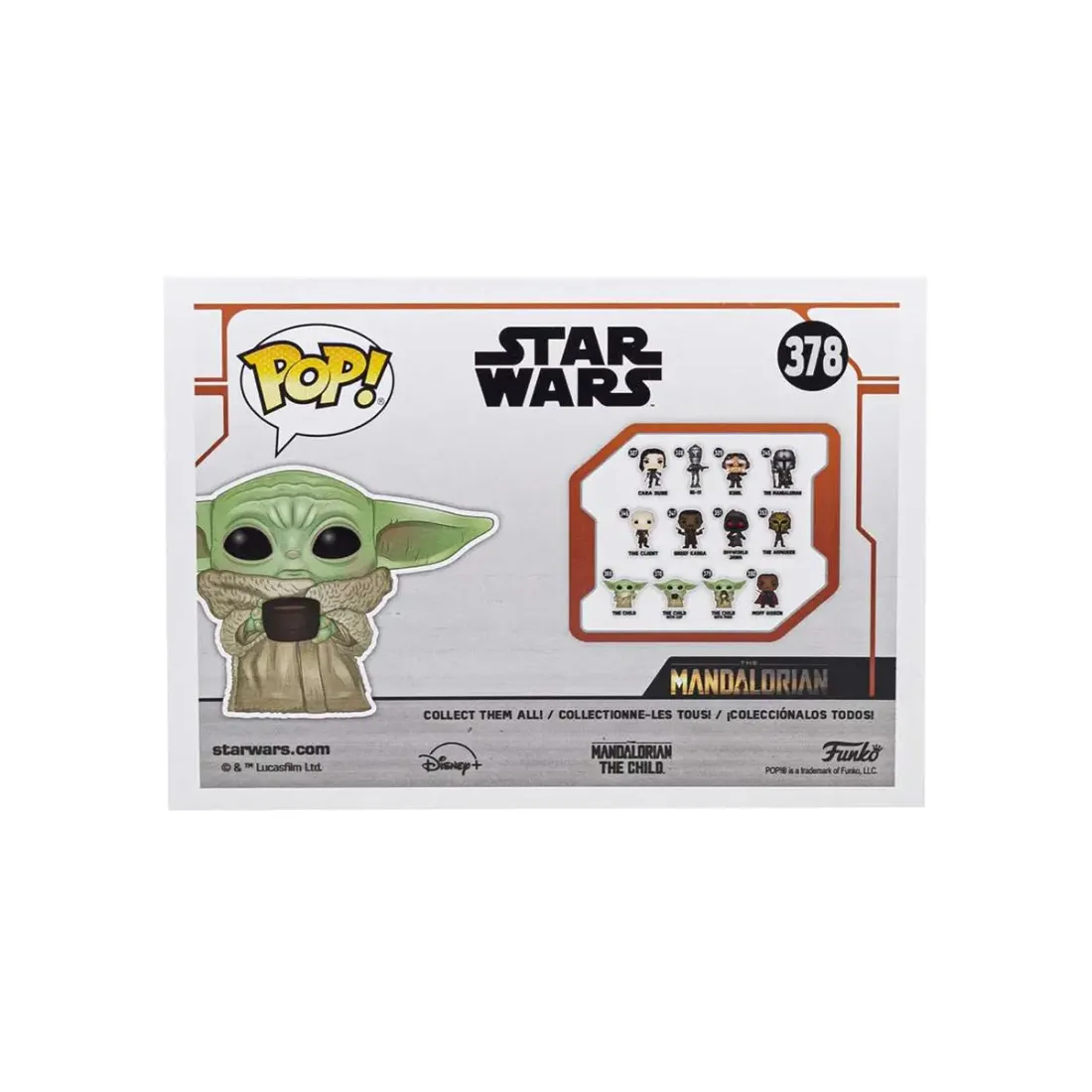 Фигурка Funko POP! Bobble Star Wars Mandalorian The Child w/cup (378) 49933