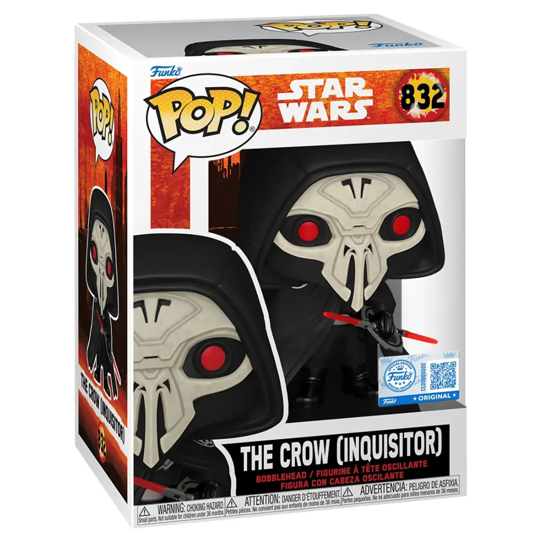 Фигурка Funko POP! Bobble Star Wars Maul Shadow Lord The Crow (Inquisitor) (Exc) (832) 92059
