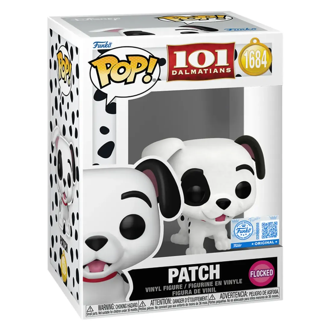 Фигурка Funko POP! Disney 101 Dalmatians Patch (FL) (Exc) (1684) 91646