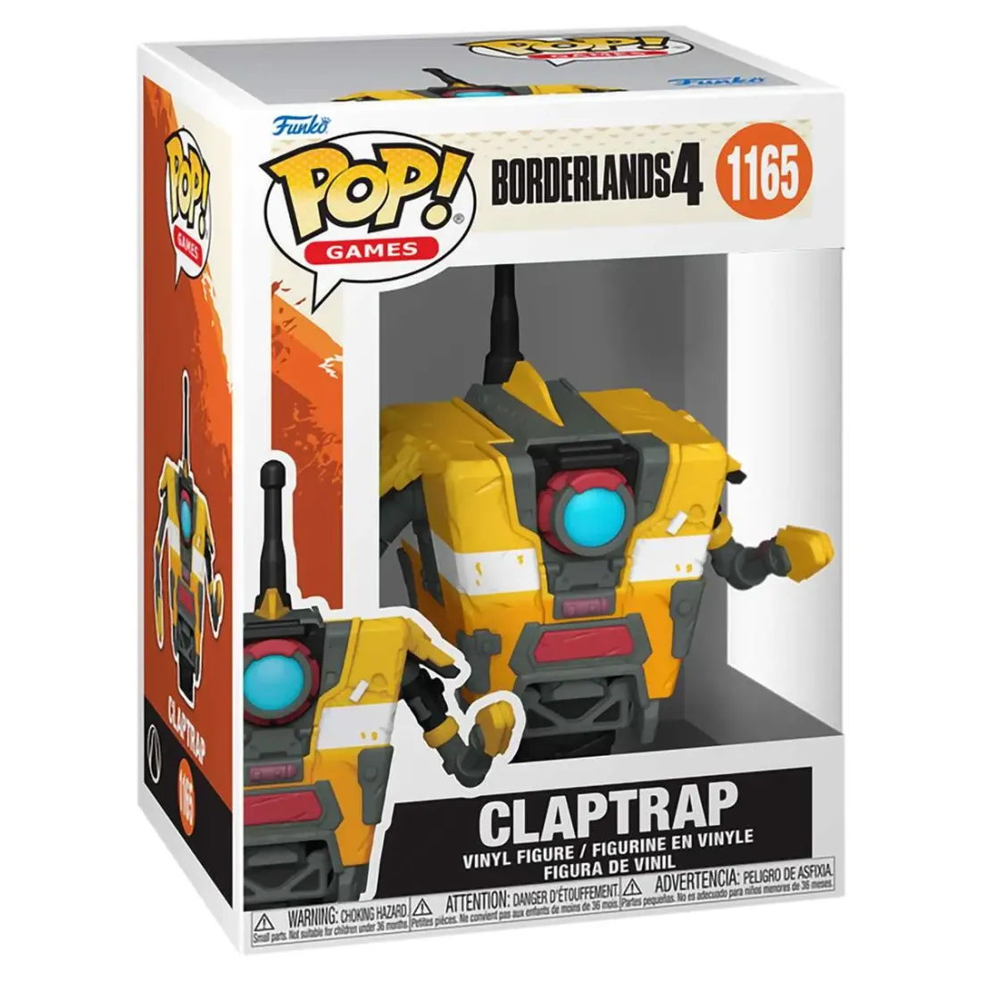 Фигурка Funko POP! Games Borderlands 4 Claptrap (1165) 88277