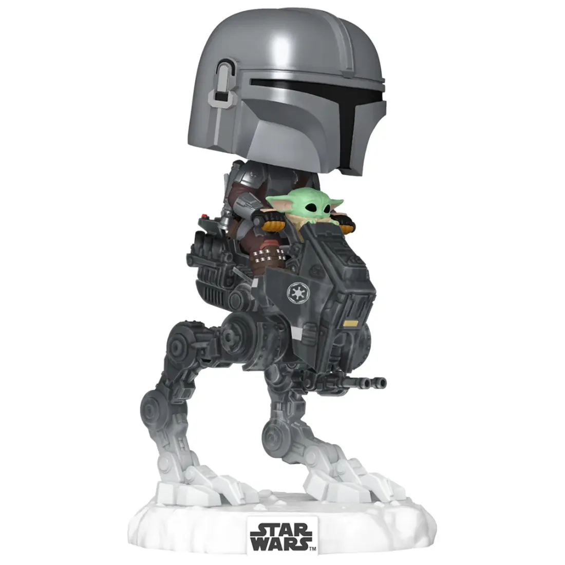 Фигурка Funko POP! Rides Bobble Star Wars M & G Mandalorian with Grogu (837) 90812