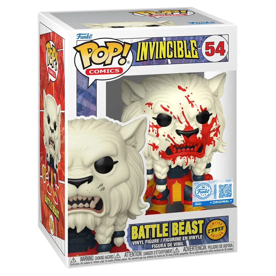 Фигурка Funko POP! Comics Invincible Battle Beast (BD) Chase (Exc) (54)