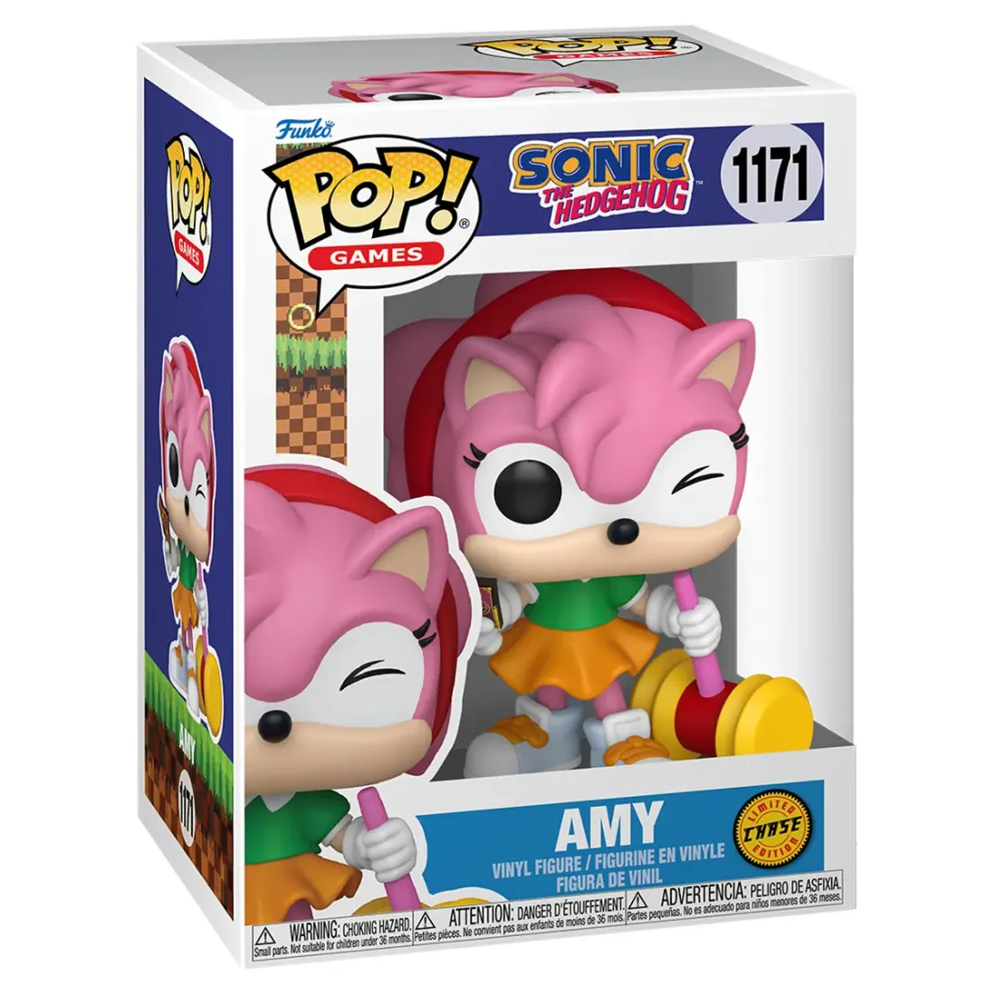 Фигурка Funko POP! Games Sonic the Hedgehog Amy Rose Chase (1171)