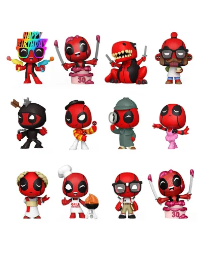 Фигурка Funko Mystery Minis Marvel Deadpool 30th 1 штука в ассортименте (из 12) 55210