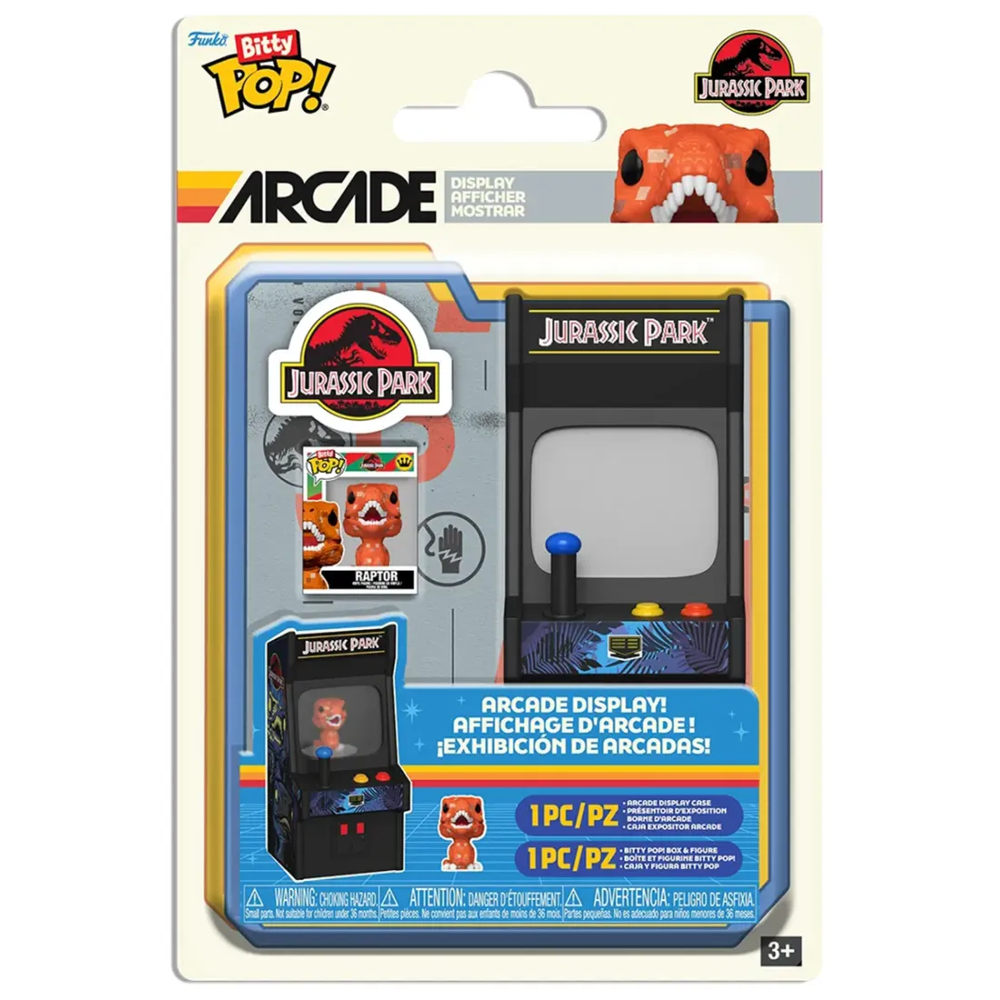 Фигурка Funko Bitty POP! Arcade Jurassic Park Raptor 90117