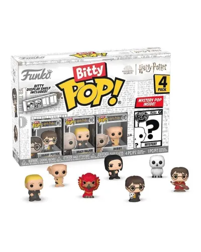 Фигурка Funko Bitty POP! Harry Potter S1 Harry+Draco+Dobby+Mystery (1 of 4) 4PK 71315