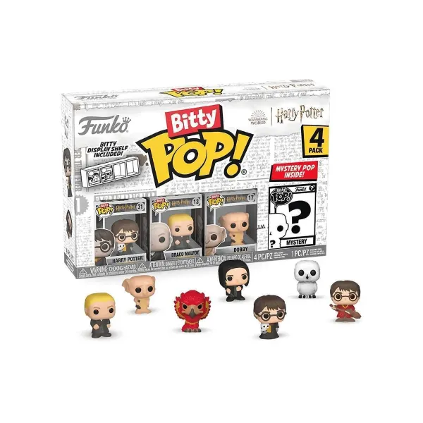 Фигурка Funko Bitty POP! Harry Potter S1 Harry+Draco+Dobby+Mystery (1 of 4) 4PK 71315