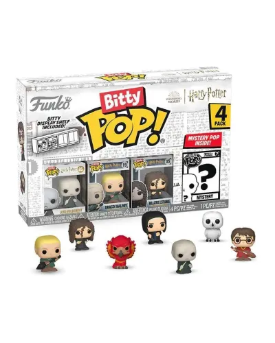 Фигурка Funko Bitty POP! Harry Potter S4 Voldemort+Draco+Bellatrix+Mystery (1 of 4) 4PK 71318