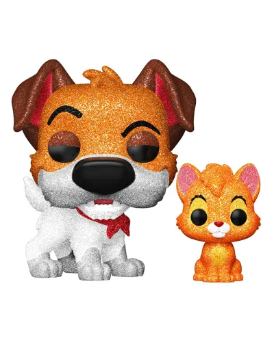 Фигурка Funko POP! Disney Oliver and Company Dodger with Oliver (DGLT) (Exc) (1705) 91909