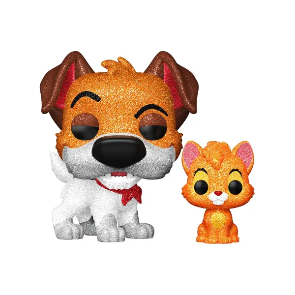 Фигурка Funko POP! Disney Oliver and Company Dodger with Oliver (DGLT) (Exc) (1705) 91909