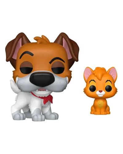 Фигурка Funko POP! Disney Oliver and Company Dodger with Oliver (1705) 90329