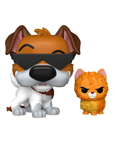 Фигурка Funko POP! Disney Oliver and Company Dodger with Oliver Chase (1705)