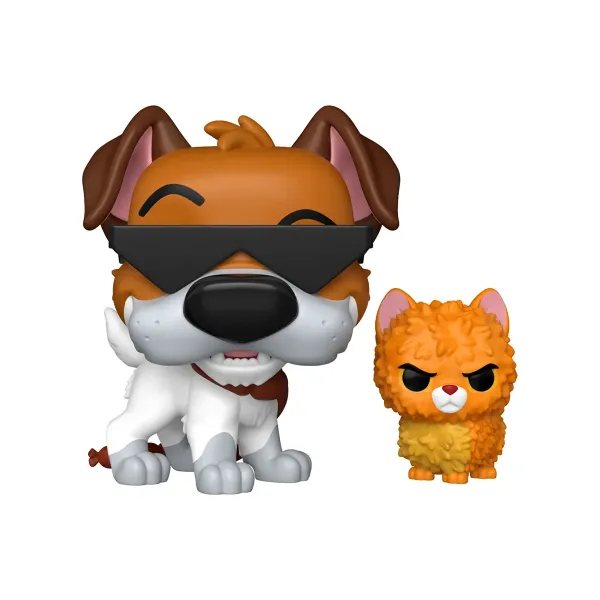 Фигурка Funko POP! Disney Oliver and Company Dodger with Oliver Chase (1705)