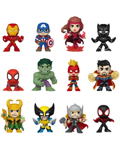 Фигурка Funko Mystery Minis Bobble Marvel New Classics 1 штука в ассортименте (из12) 82501