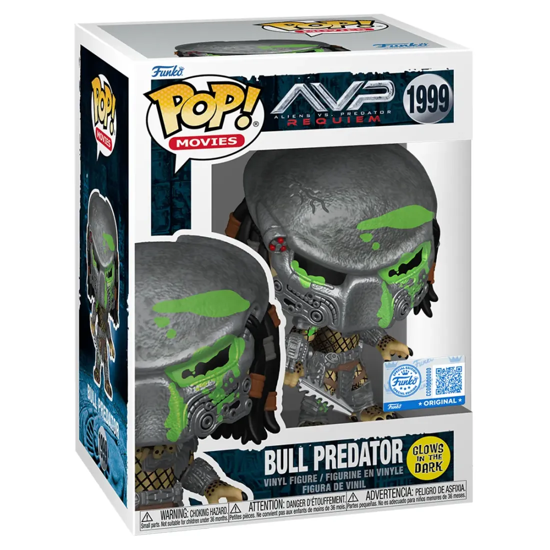 Фигурка Funko POP! Movies Aliens vs Predator Requiem Bull Predator (BD) (GW) (Exc) (1999) 91655