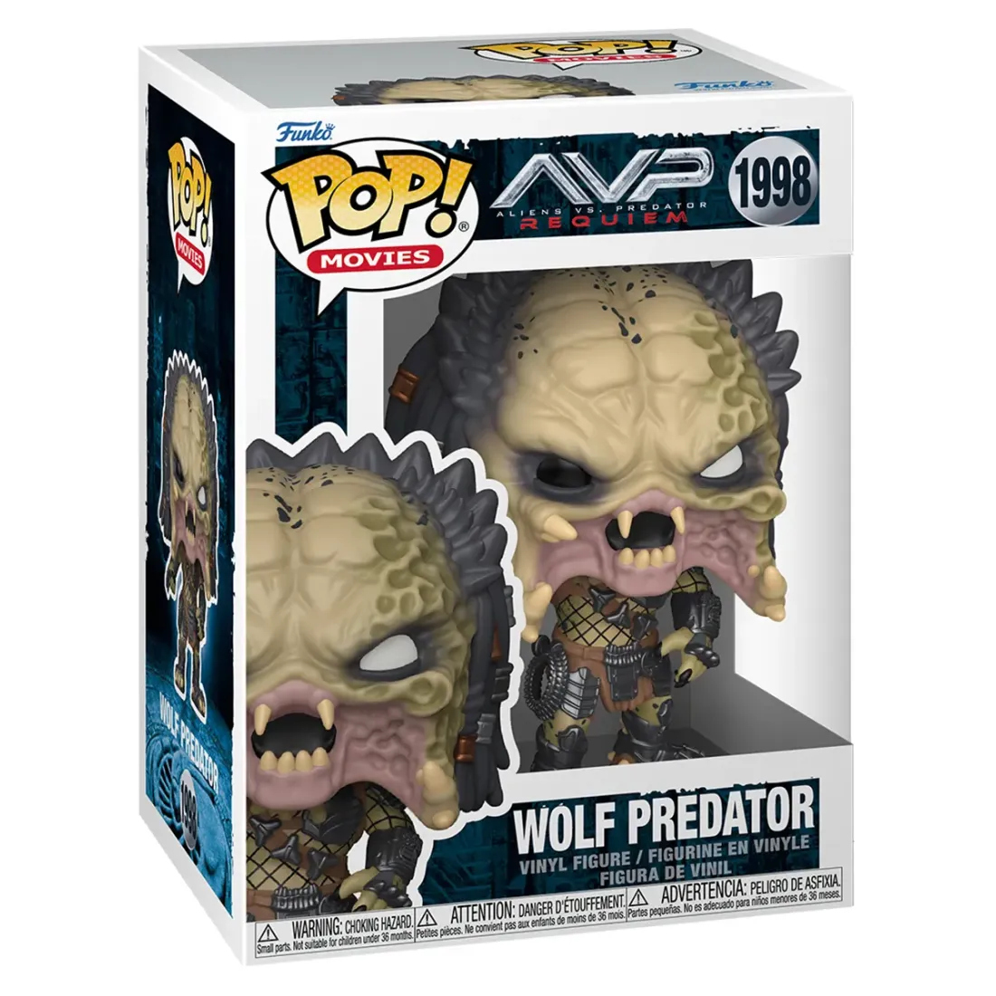 Фигурка Funko POP! Movies Aliens vs Predator Requiem Wolf Predator w/Chase (1998) 90242