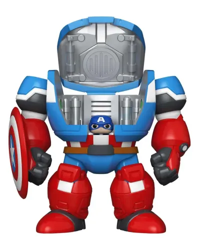 Набор Funko Bitty POP! Bitty Bot Marvel What If Captain America Mech with Captain America 91388