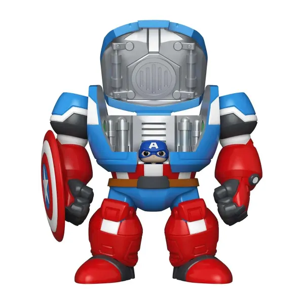 Набор Funko Bitty POP! Bitty Bot Marvel What If Captain America Mech with Captain America 91388