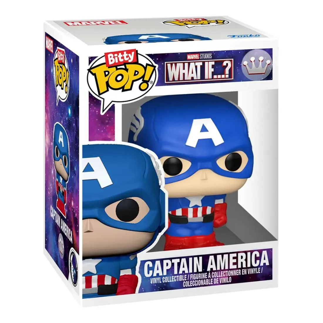 Набор Funko Bitty POP! Bitty Bot Marvel What If Captain America Mech with Captain America 91388