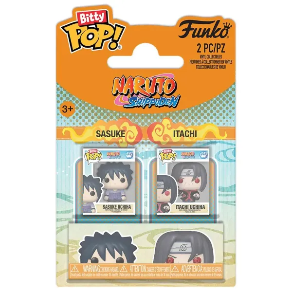 Набор Funko Bitty POP! Naruto Shippuden Sasuke & Itachi (Exc) 2шт 92843