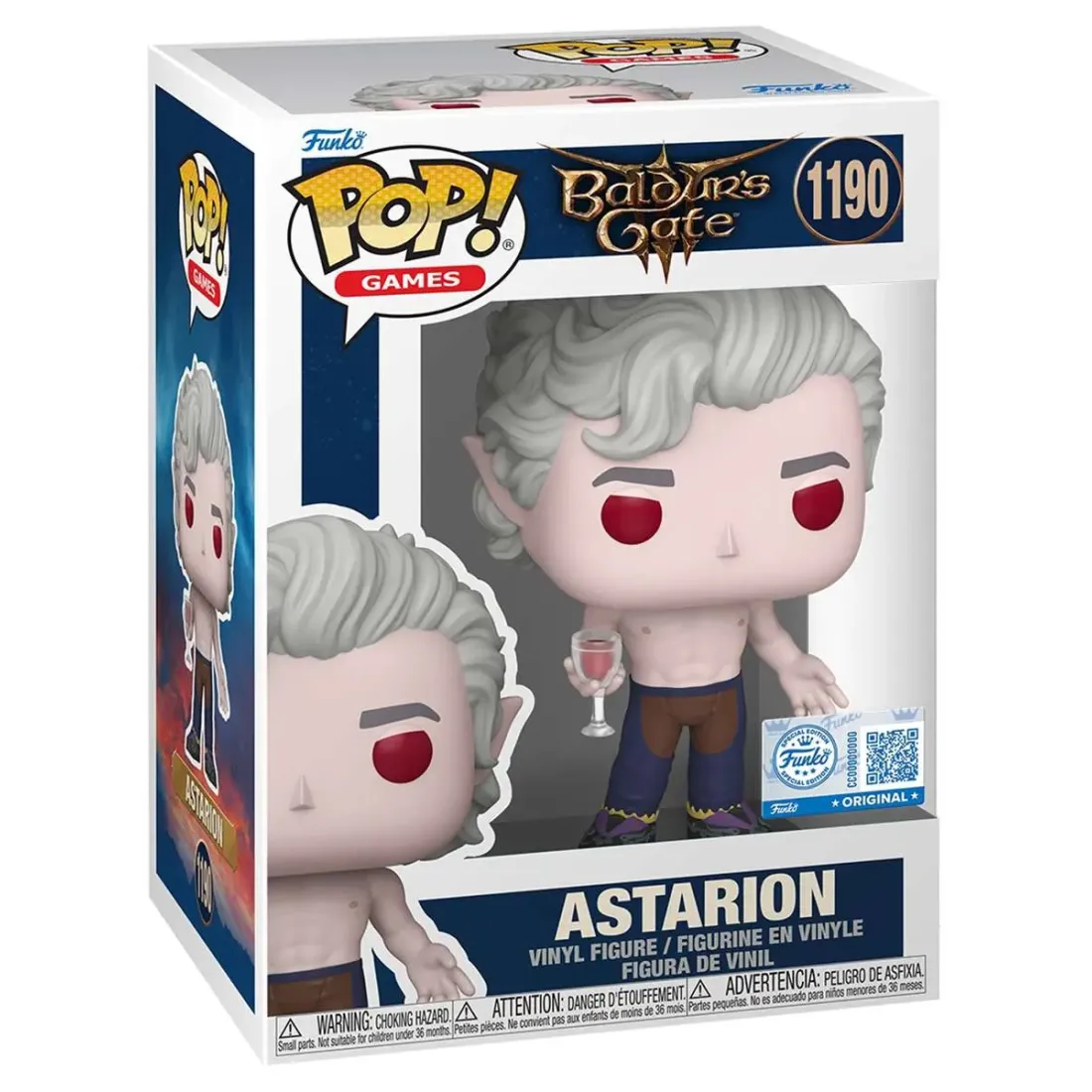 Фигурка Funko POP! Games Baldur's Gate S3 Astarion Shirtless (Exc) (1190) 91678